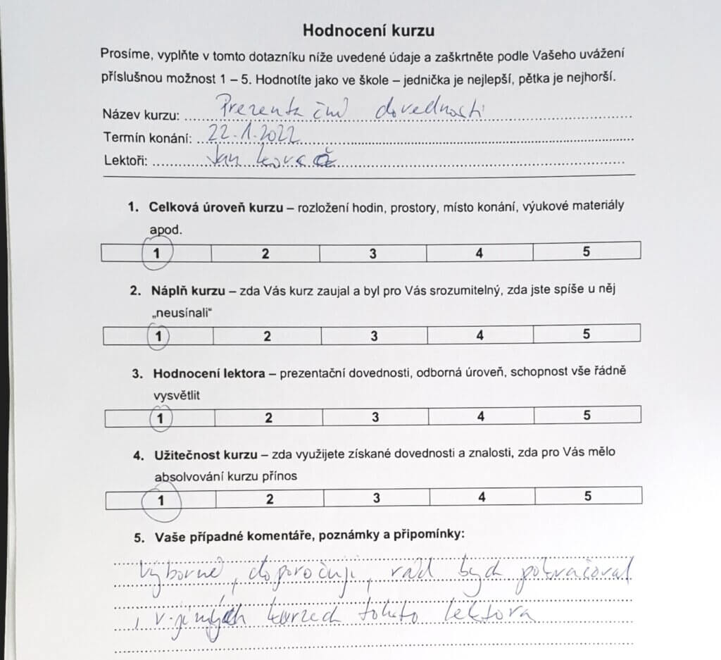 Prezentační dovednosti