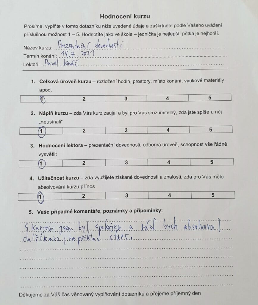 Prezentační dovednosti