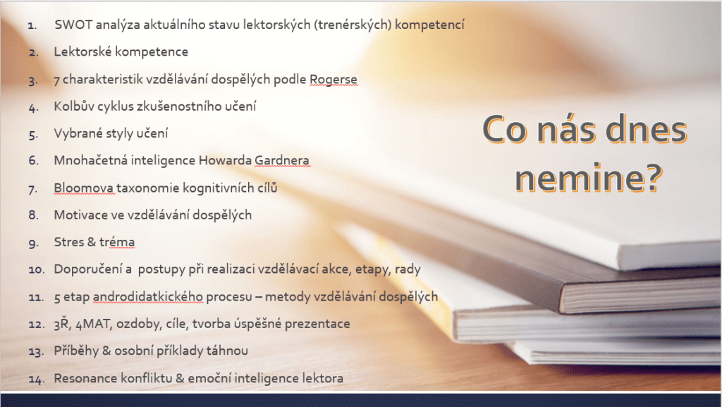 Akademie interních lektorů a facilitátorů